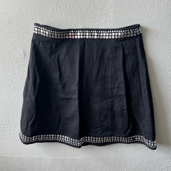 NBD studded slit mini skirt Retails $143  Trendy & Tipsy revolve - Picture 10 of 11